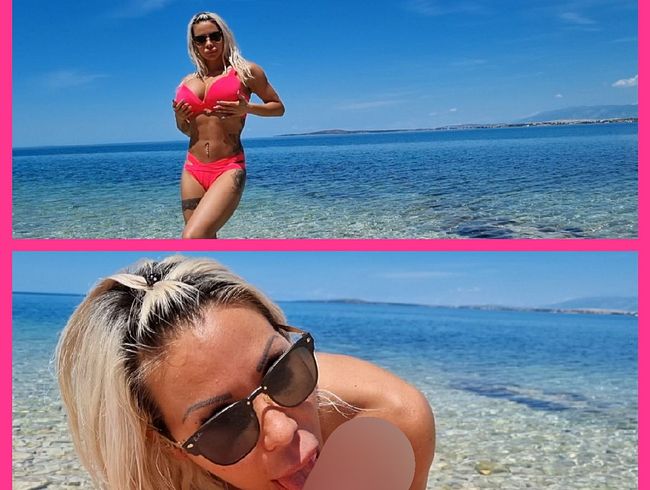 DanielaCoraHansson Porno Video: Mega Public bl*wjob am Strand von Kroatien